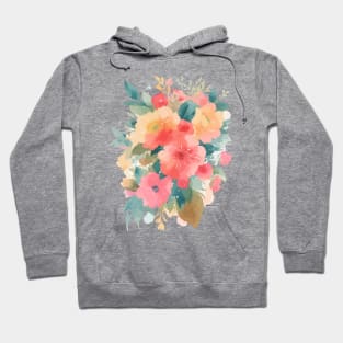 Watercolor Floral - Flowers Hoodie